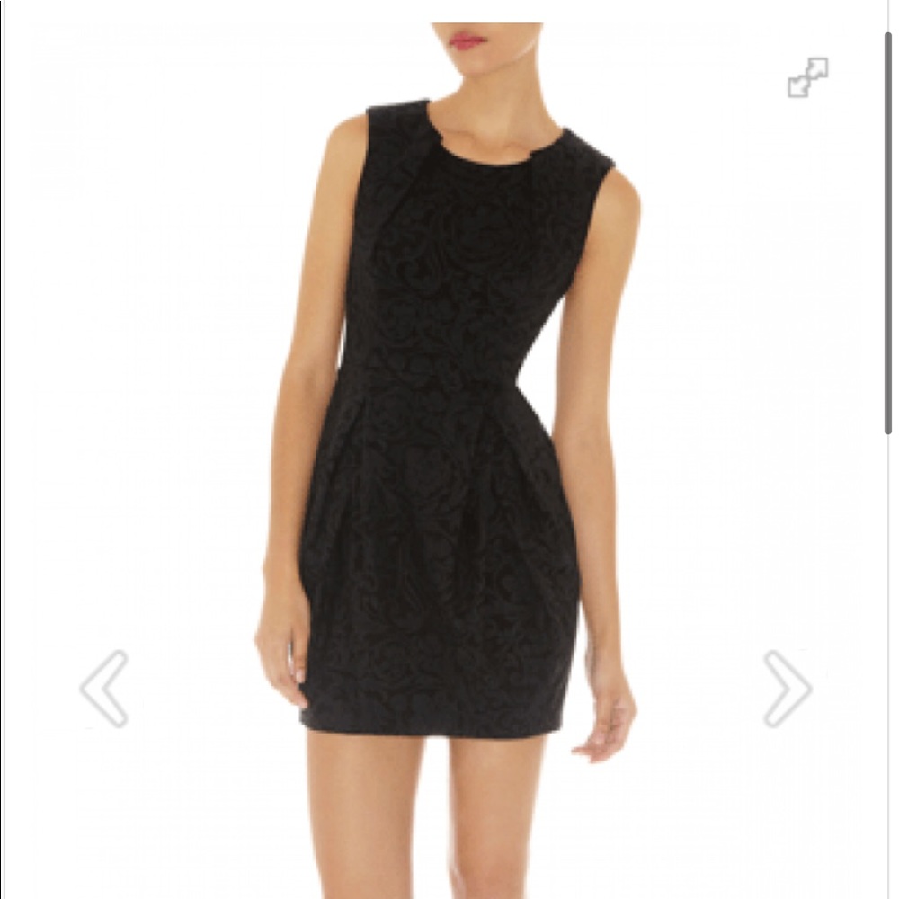 Karen Millen Brocade Print Bubble Dress Uk8